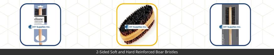 2-Sided Soft and Hard Reinforced Boar Bristles